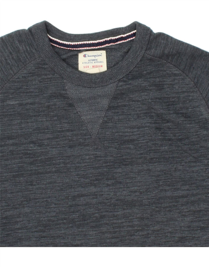 CHAMPION Mens Sweatshirt Jumper Medium Grey Cotton Vintage Champion and Second-Hand Champion from Messina Hembry 