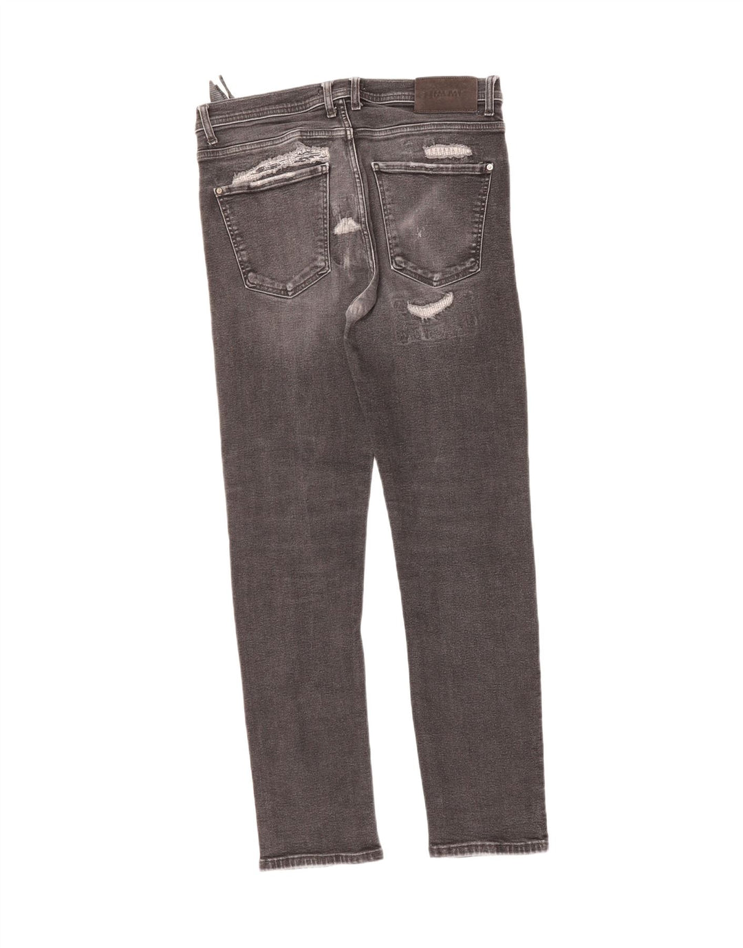ZARA Mens Distressed Slim Jeans EU 42 Large W32 L32 Grey Cotton Vintage Zara and Second-Hand Zara from Messina Hembry 