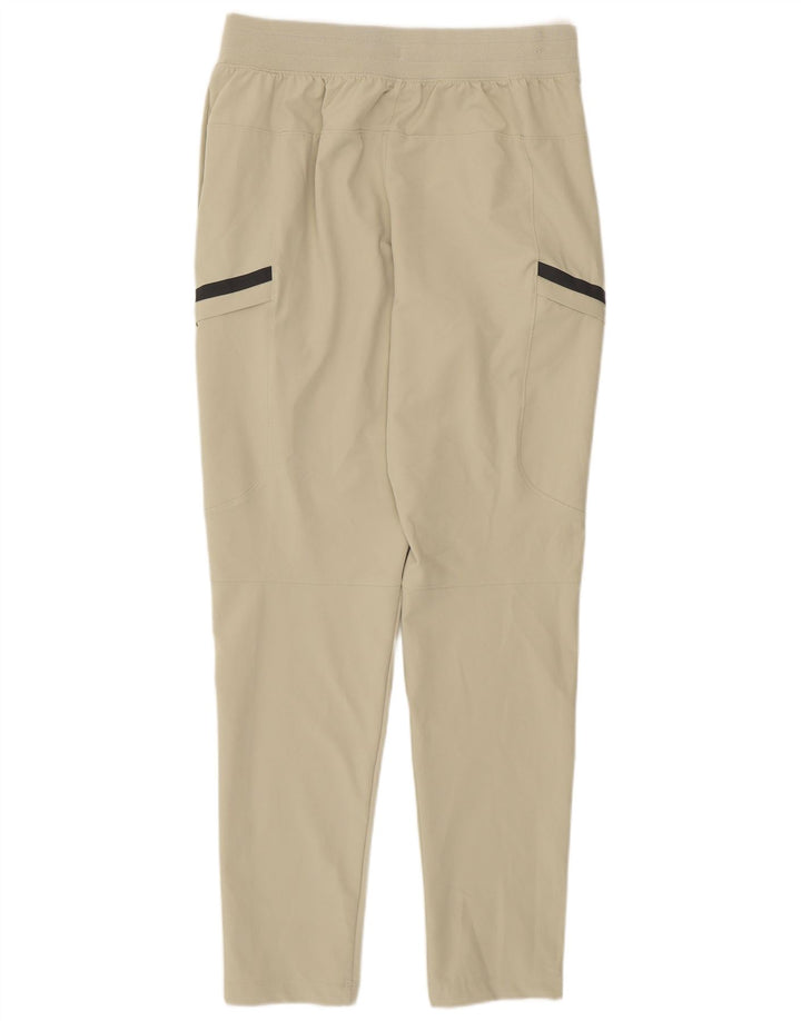 Under Armour Damen-Trainingshose, mittelgroß, W28, L30, beige gestreift