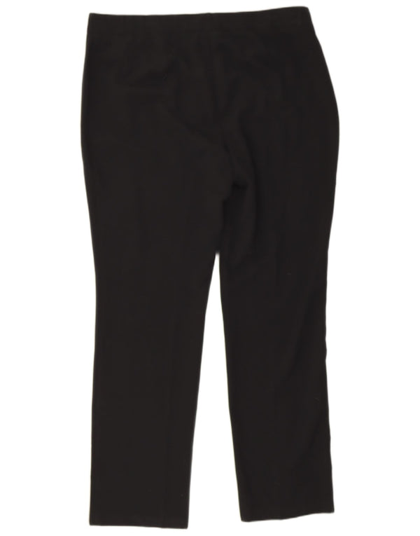 Marks & Spencer Damen Slim Casual Hose UK 16 Large W36 L30 Schwarz