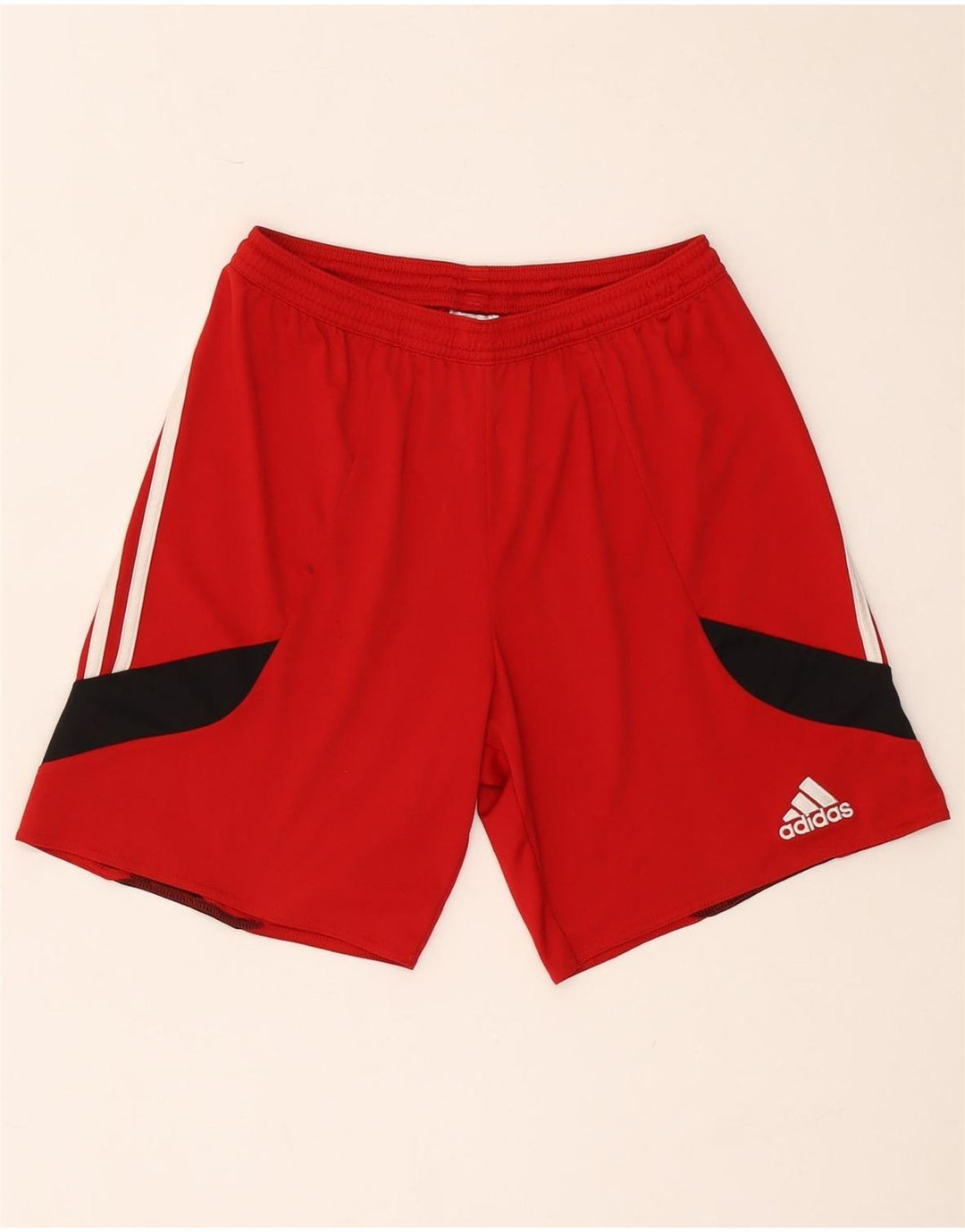 Adidas Herren Climalite Sport Shorts Small Rot Colourblock Polyester