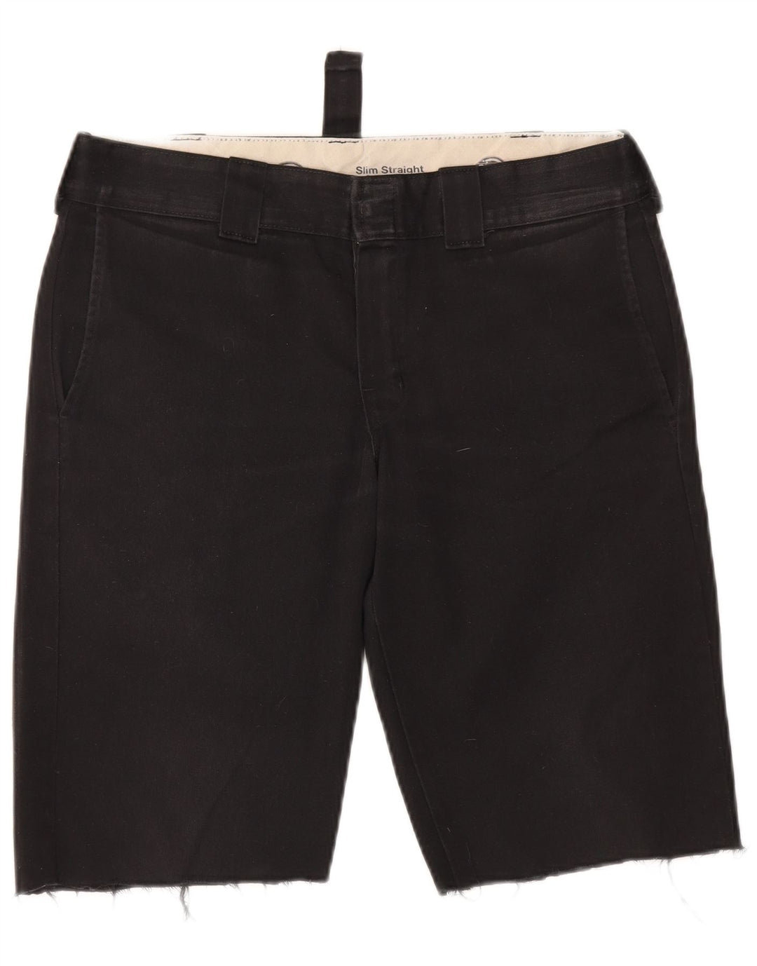 Dickies Herren Slim Chino-Shorts W32 Mittelschwarzes Polyester