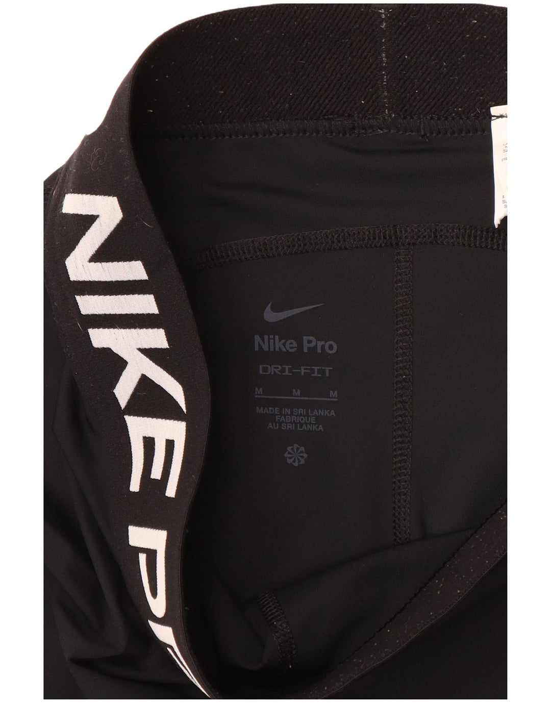 Nike Damen Graphic Leggings UK 12 Medium Schwarz