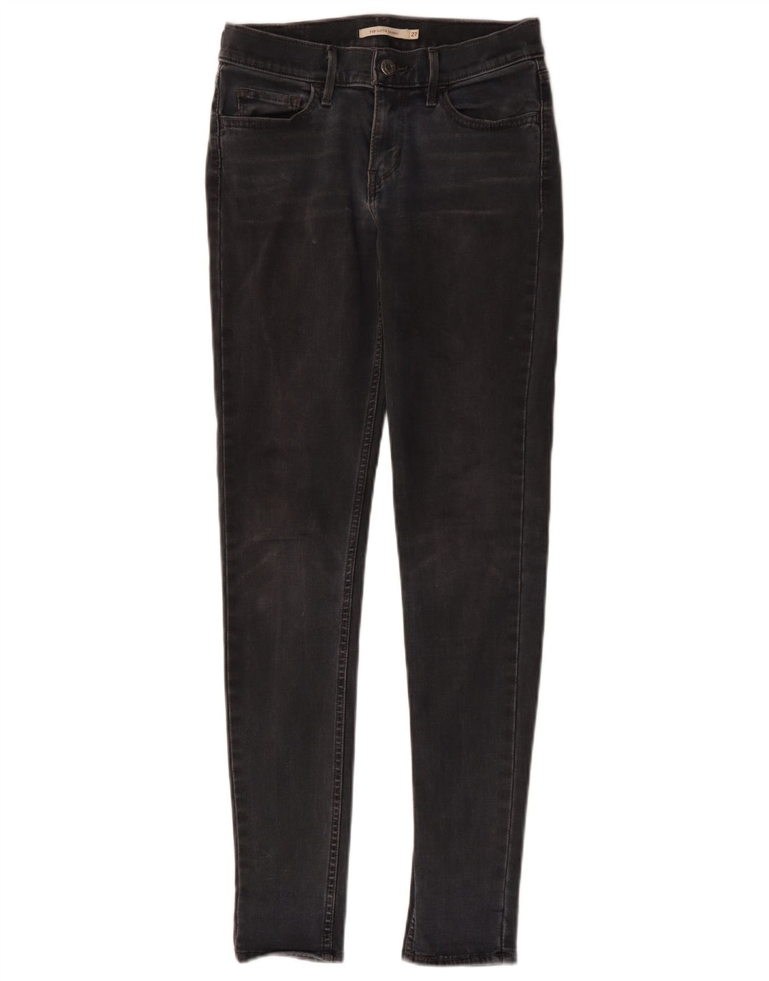 Levi's Damen 710 Super Skinny Jeans W27 L30 Grau
