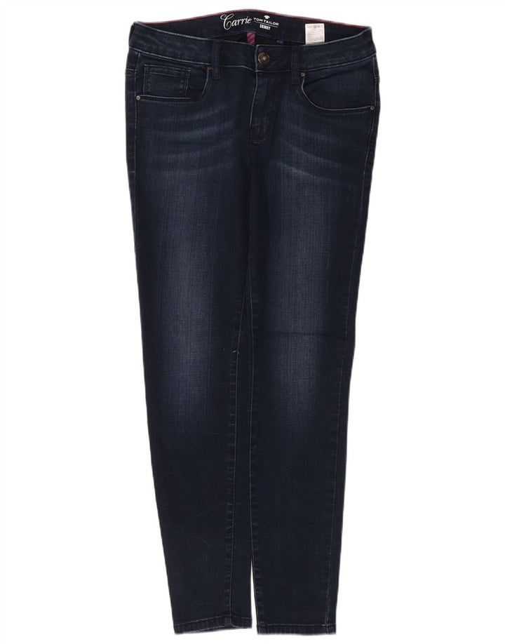 Tom Tailor Damen Skinny Jeans W30 L30 Marineblaues Lyocell