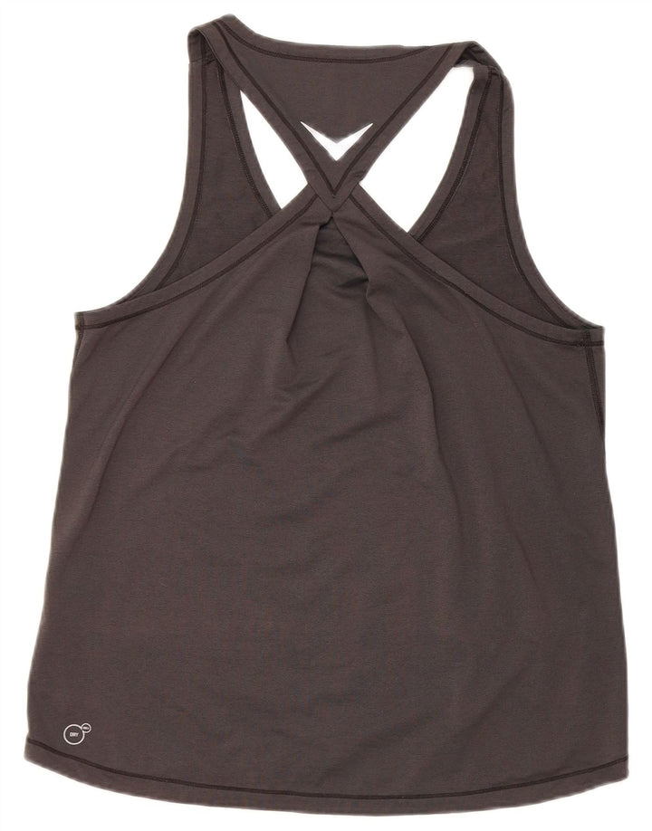 Puma Damen Weste Top UK 12 Mittelgraues Polyester