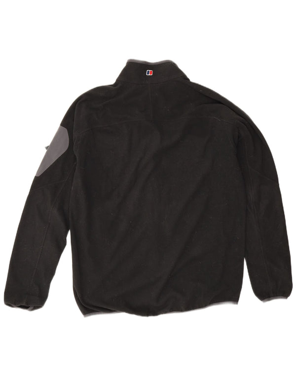 Berghaus Herren Fleecejacke UK 38 Medium Schwarz Polyester