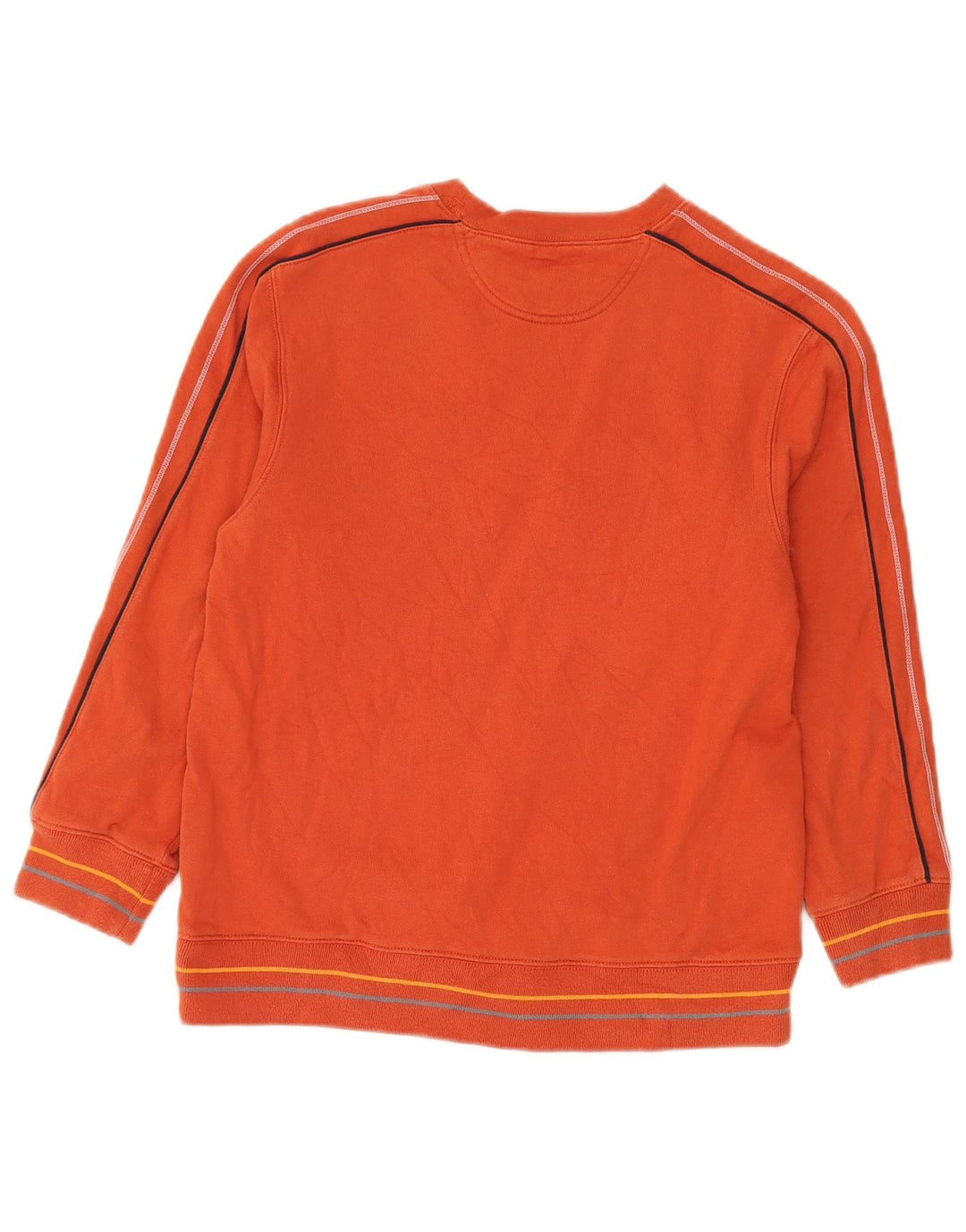 CHAMPION Jungen-Sweatshirt mit Grafik, 11–12 Jahre, groß, orangefarbene Baumwolle