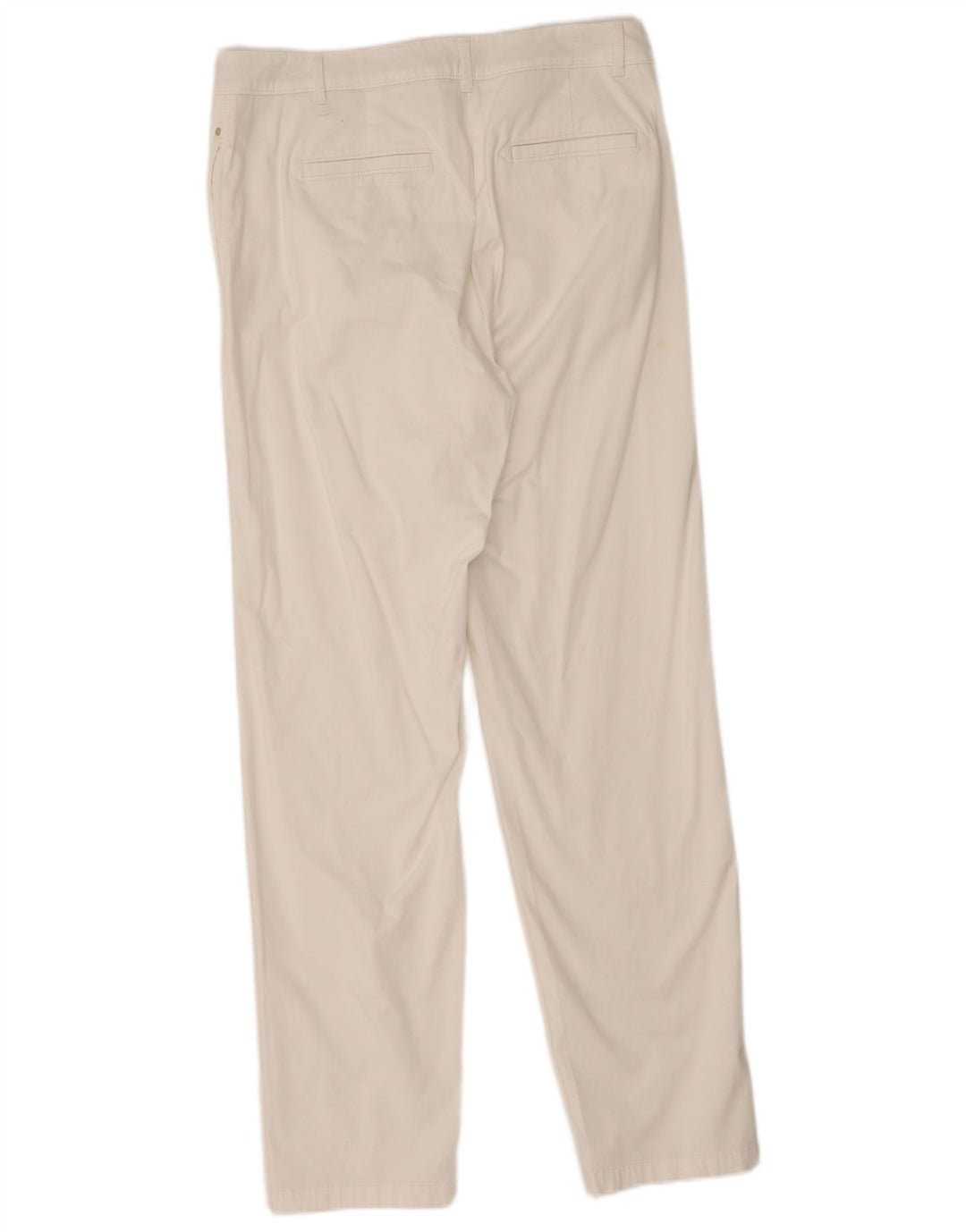 Marks & Spencer Damen gerade Chinohose UK 12 Medium W32 L30 Weiß