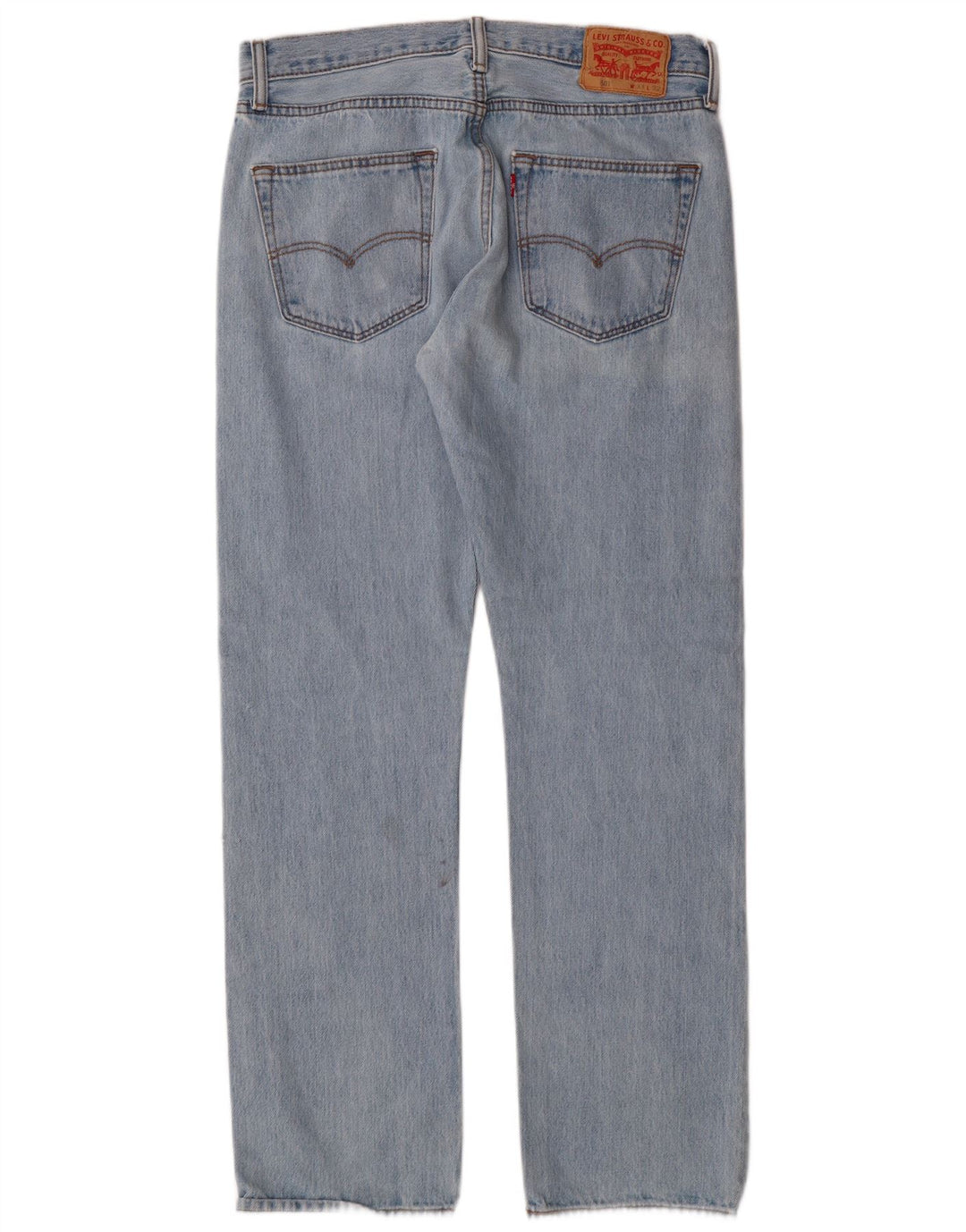 Levi's Herren 501 Straight Jeans W33 L32 Blaue Baumwolle