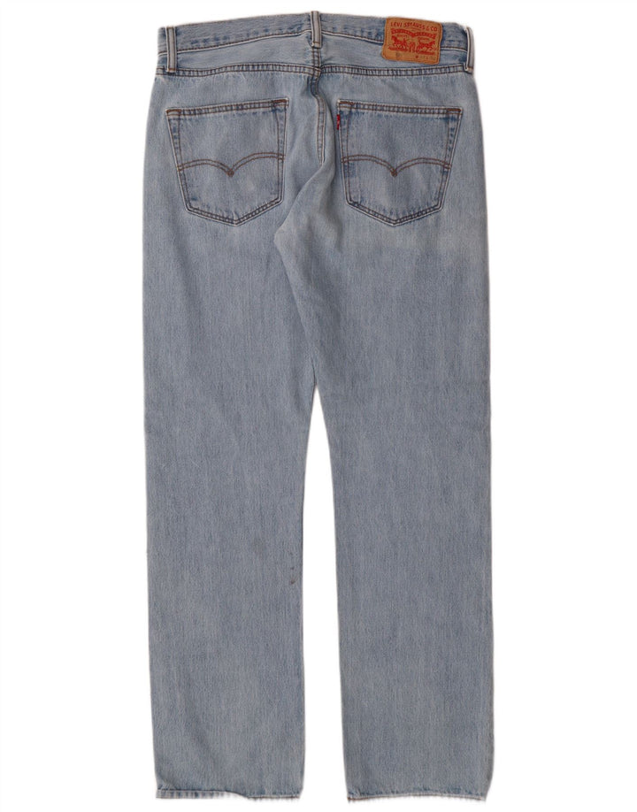 Levi's Herren 501 Straight Jeans W33 L32 Blaue Baumwolle