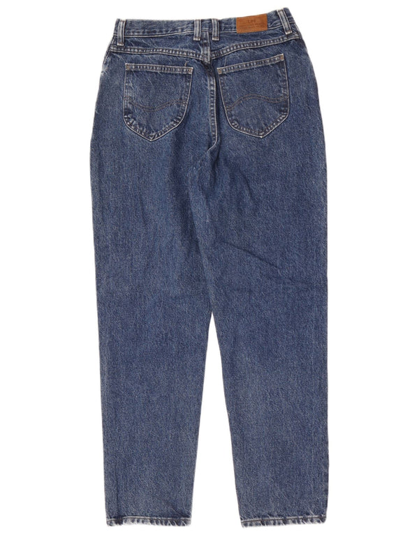 Lee Damen High Rise Tapered Jeans US 10 Medium W26 L29 Blaue Baumwolle