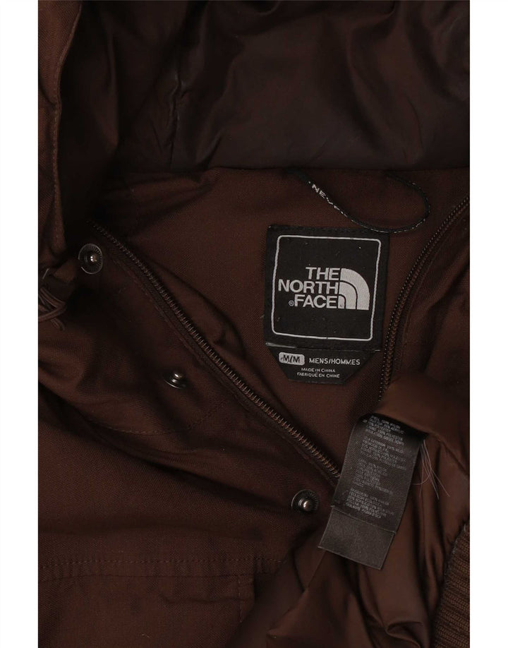 The North Face Herren-Windjacke mit Kapuze, UK 38, mittelbraunes Nylon