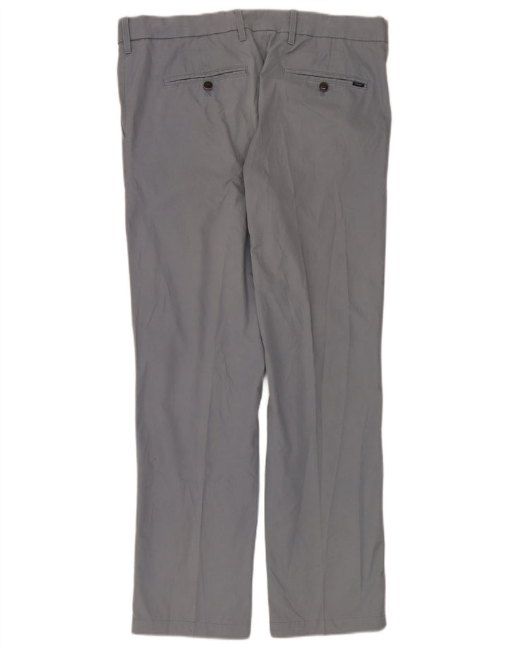 Marks & Spencer Herren-Anzughose in normaler Passform, W36, L31, Blau, Baumwolle