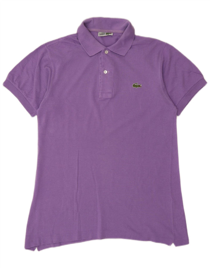 Lacoste Herren-Poloshirt, Größe 3, klein, lila Baumwolle