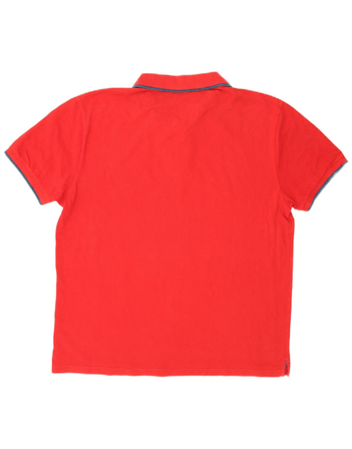North Sails Herren-Poloshirt 2XL aus roter Baumwolle