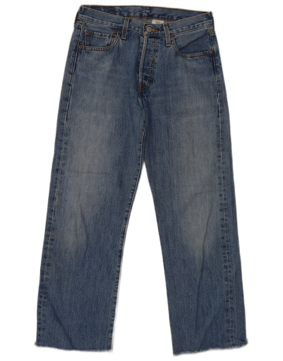 Levi's Herren 501 Straight Jeans W29 L28 Blaue Baumwolle