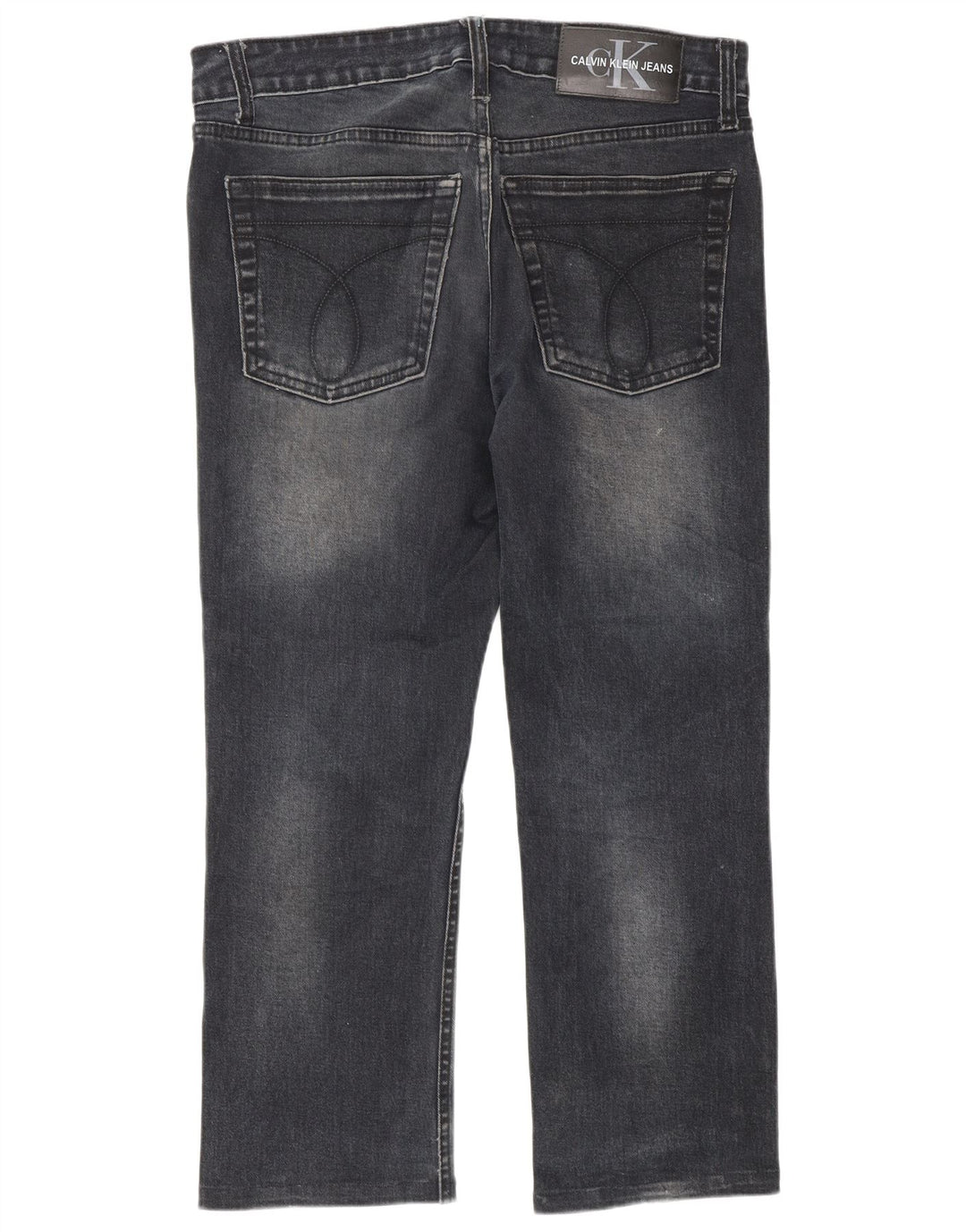 Calvin Klein Herren Straight Jeans W32 L26 Marineblau