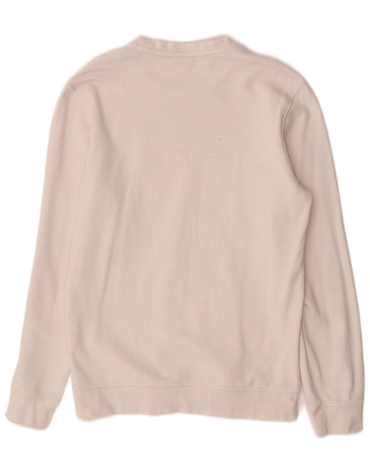 CHAMPION Herren-Sweatshirt, Pullover, Größe S, weiße Baumwolle
