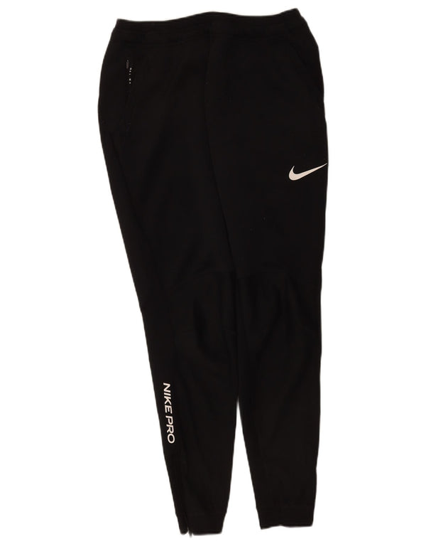 Nike Damen Dri Fit Graphic Trainingshose Jogger UK 12 Medium Schwarz