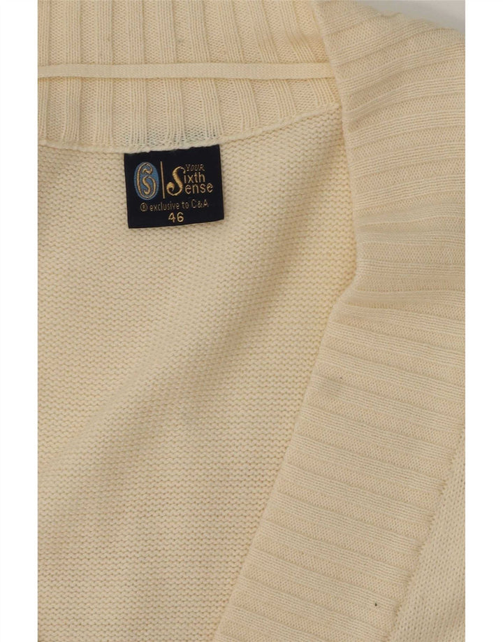 Your Sixth Sense Damen-Strickjacke in Übergröße, EU 46, XL, gebrochenes Weiß