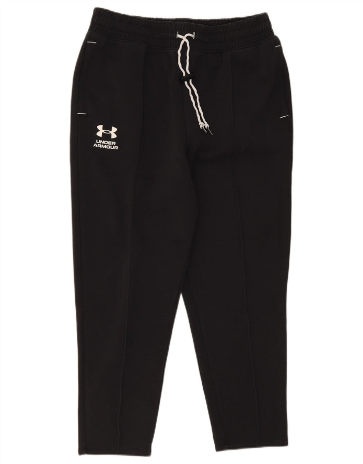 Under Armour Herren Crop-Trainingshose aus mittelschwarzer Baumwolle