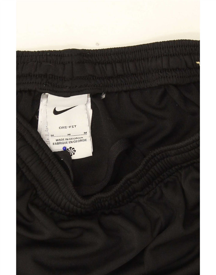 Nike Damen Dri Fit Trainingshose UK 12 Medium Schwarz