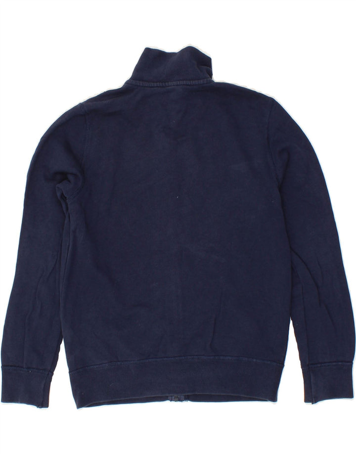 BENETTON Boys Graphic Tracksuit Top Jacket 10-11 Years Navy Blue Vintage Benetton and Second-Hand Benetton from Messina Hembry 