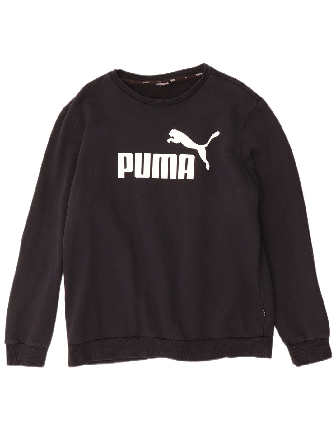 Puma Herren Grafik-Sweatshirt-Pullover, Größe L, Schwarz