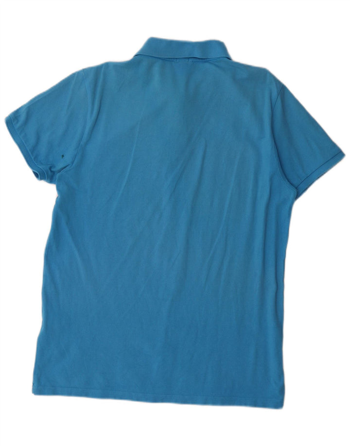 Kappa Herren Poloshirt XL Blau Baumwolle