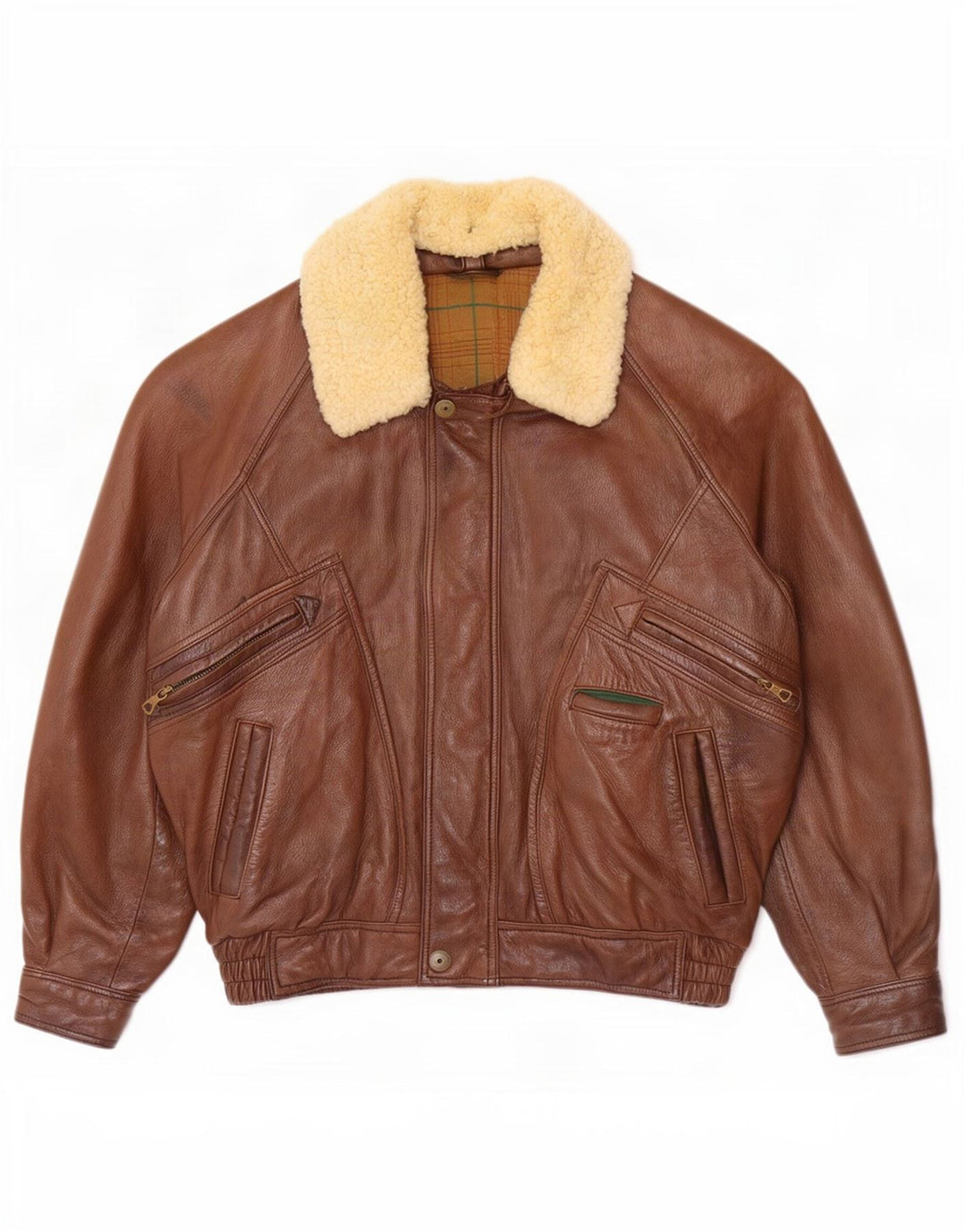 Marcos Herren Lederjacke UK 42 XL Braun