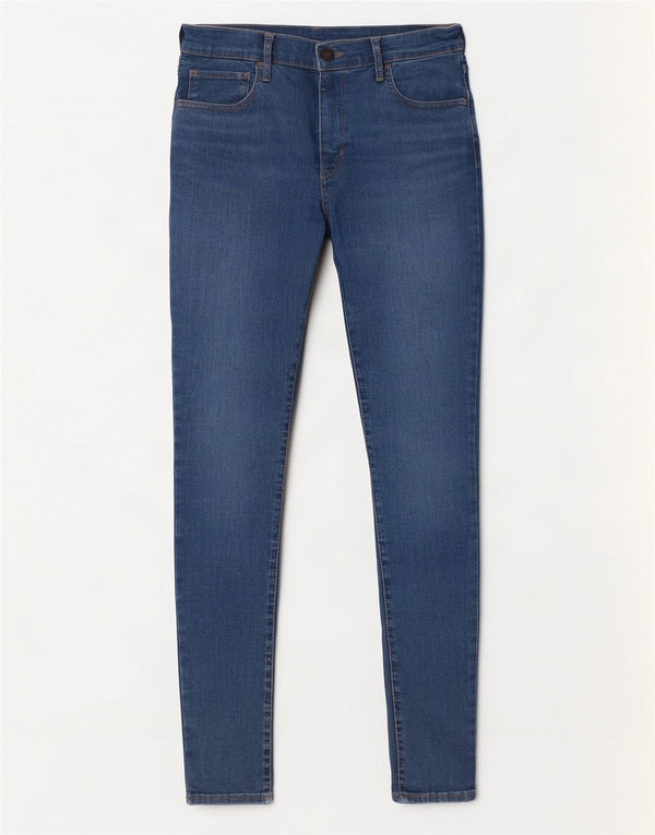 Levi's Damen 720 High Rise Super Skinny Jeans W30 L32 Blaue Baumwolle