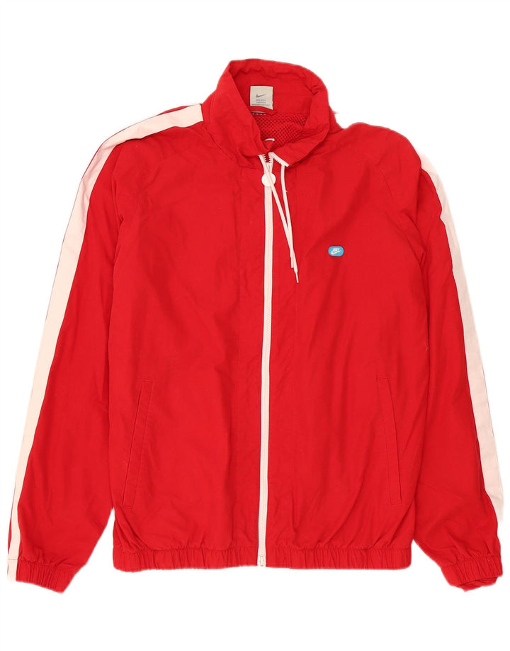 Nike Herren Regenjacke UK 42/44 Large Red Colourblock