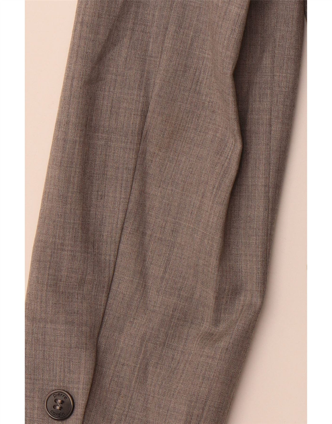 PIERRE CARDIN Damen 3-Knopf-Blazerjacke EU 42 Mittelgrauer Nadelstreifen