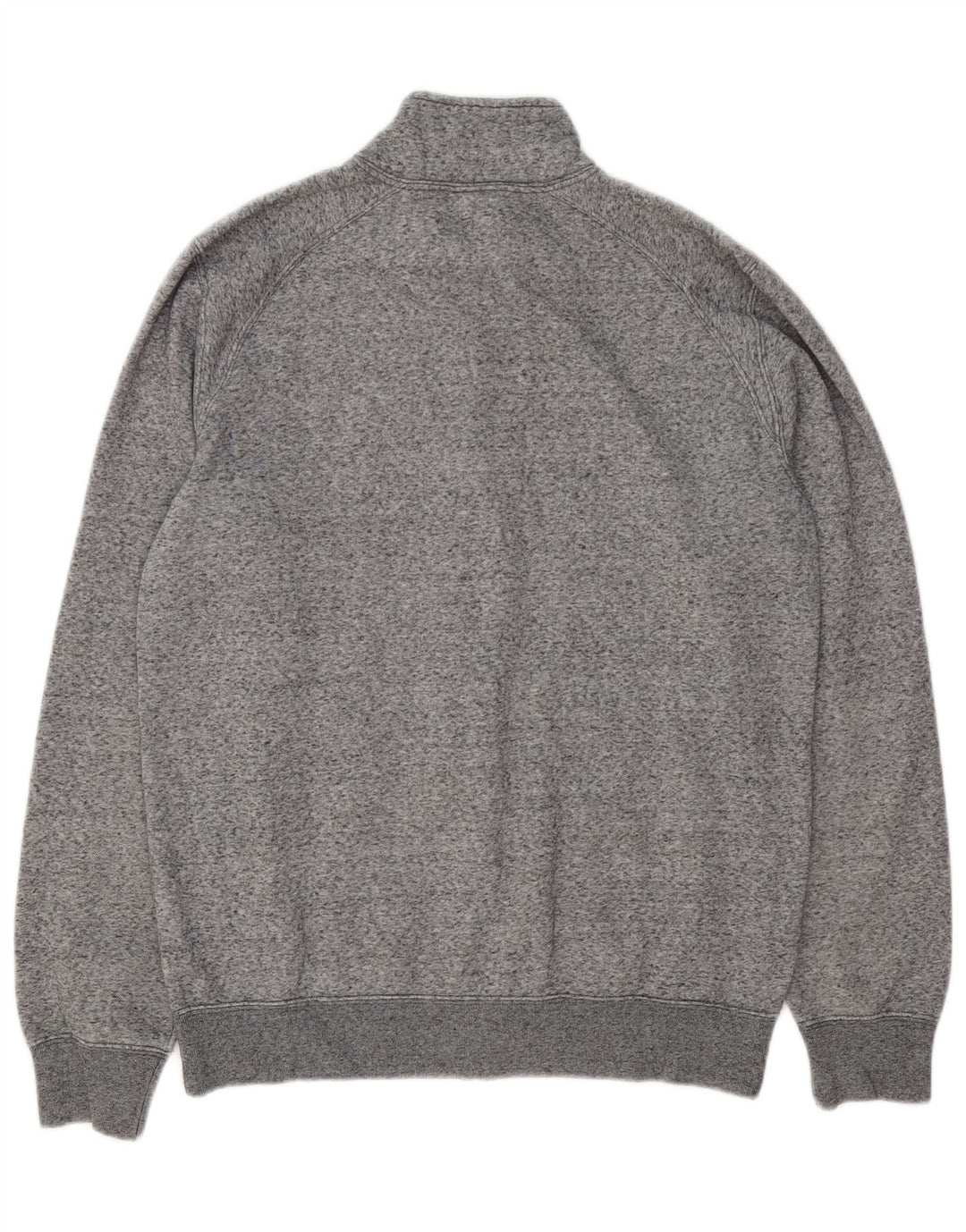 Champion Herren-Trainingsanzug-Oberjacke aus mittelgrau gesprenkelter Baumwolle
