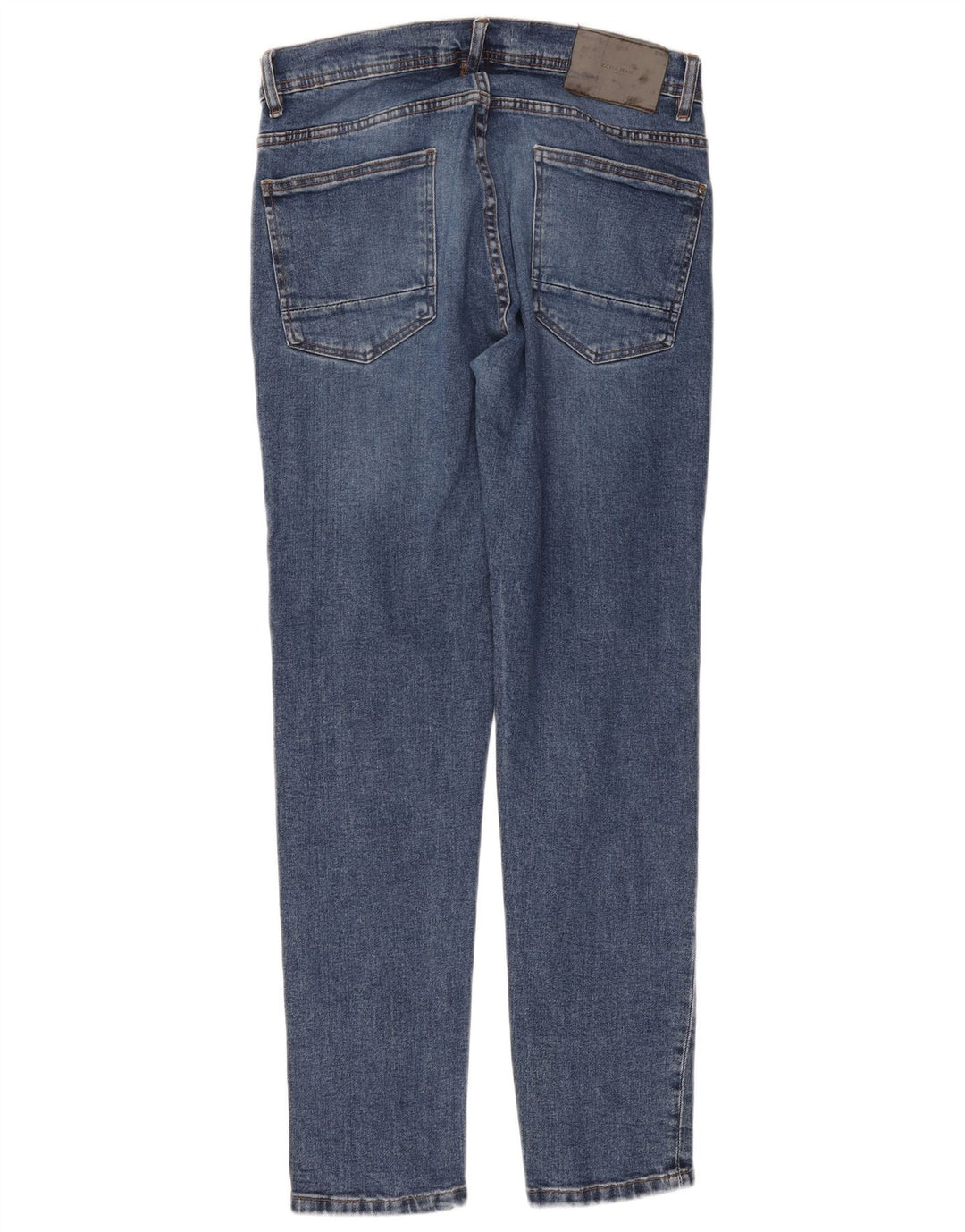 Zara Herren Slim Jeans EU 44 Large W34 L30 Blaue Baumwolle
