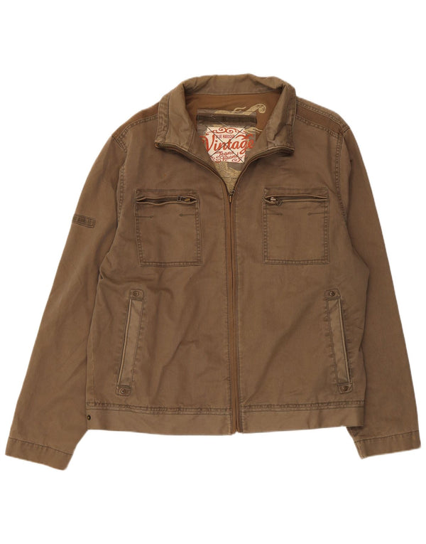 Marks & Spencer Mens Blue Harbour Utility Jacket UK 40 Large Khaki