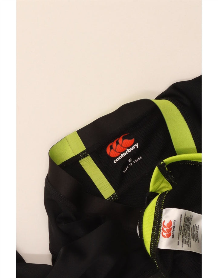 Canterbury Herren IRFU Graphic T-Shirt Top Small Schwarz Geometrisch Polyester