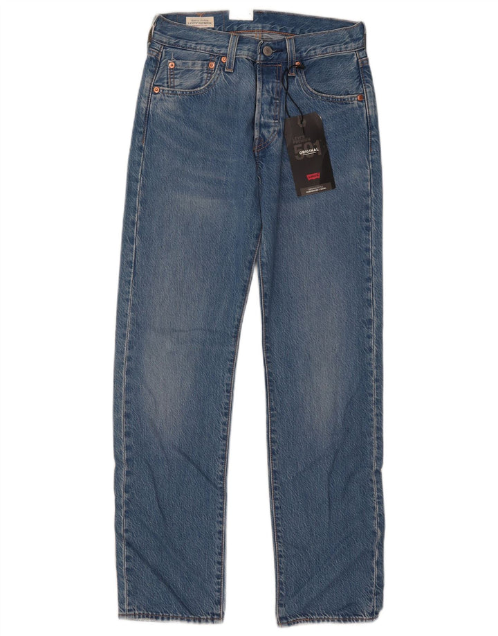 Levi's Damen 501 Straight Jeans W26 L30 Blaue Baumwolle