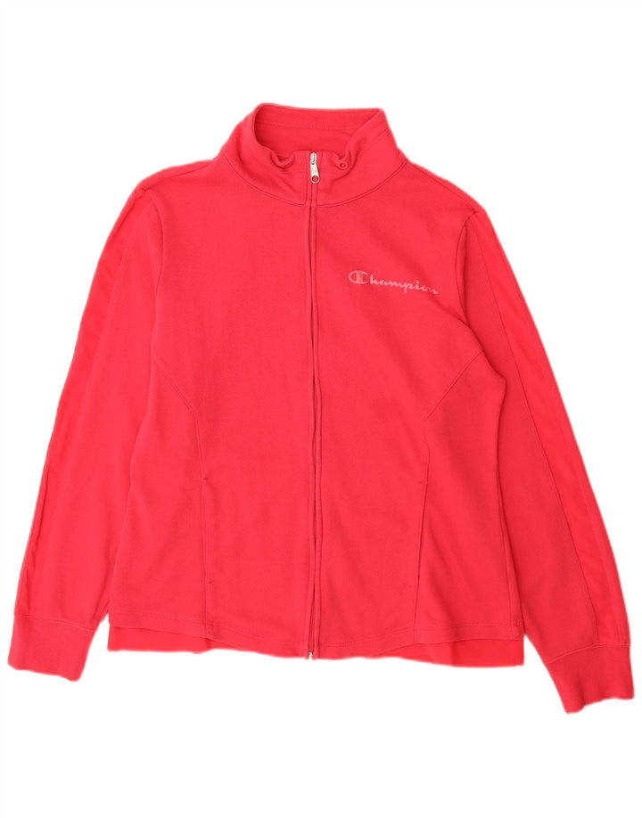 Champion Herren-Trainingsanzug-Top-Jacke XL aus roter Baumwolle