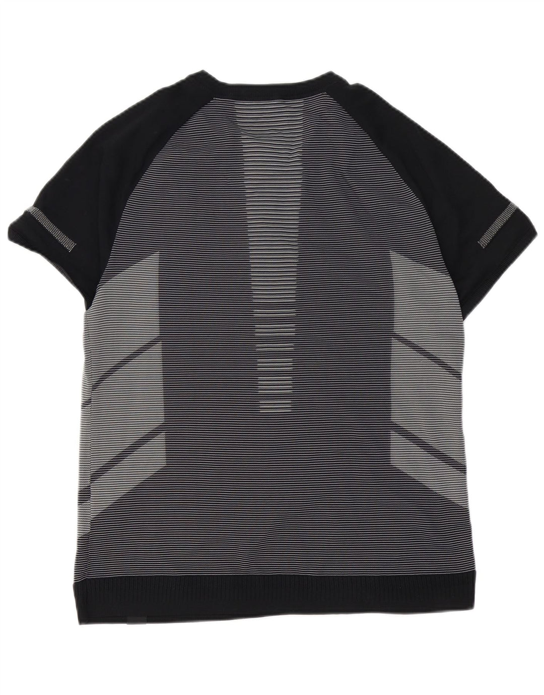 UNDER ARMOUR Herren T-Shirt Top XL Schwarz Nadelstreifen Polyester