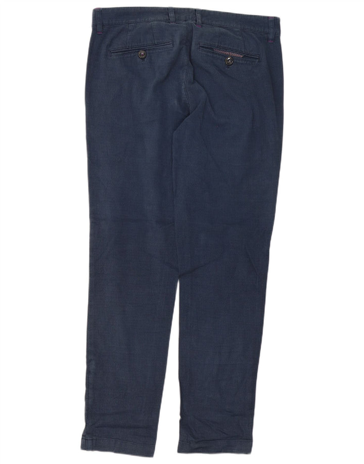 Ted Baker Slim-Anzughose für Herren, W34, L32, marineblau, Baumwolle