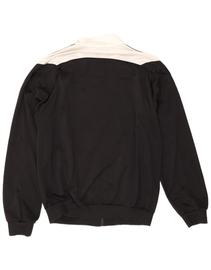 Adidas Herren Trainingsanzug Top Jacke UK 48/50 XL Schwarz Colourblock Polyester