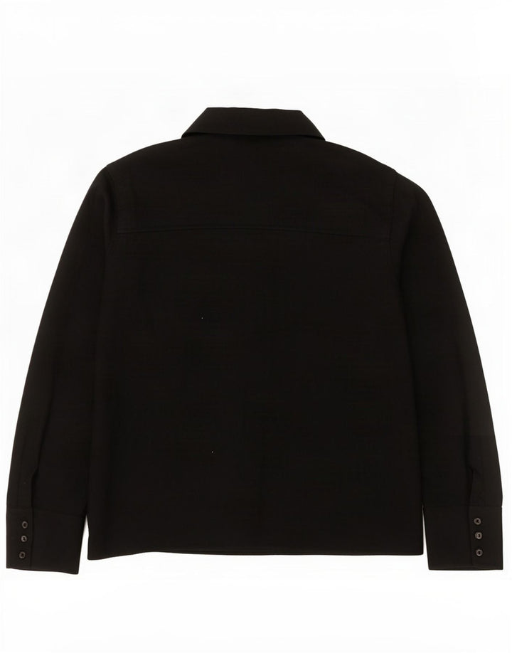 Marks & Spencer Damen-Strickjacke in Übergröße, Gr. 14, Größe L, Schwarz, Viskose