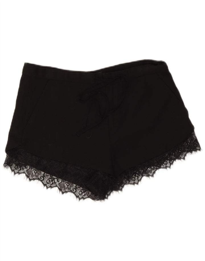 Zara Damen Hotpants Small W26 Schwarz