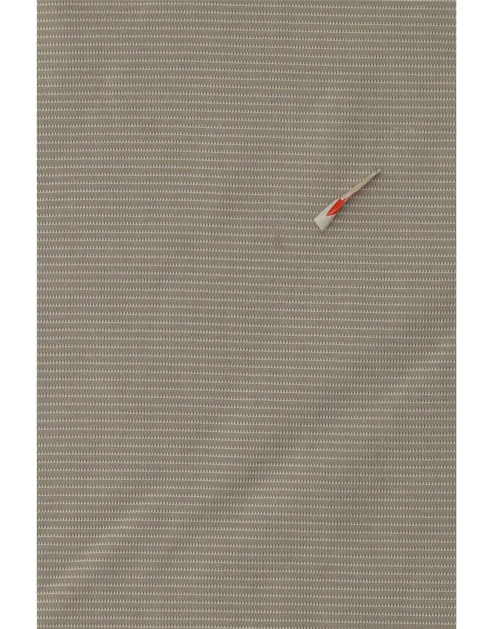 Zara Herren-Poloshirt, große graue Nadelstreifen-Baumwolle