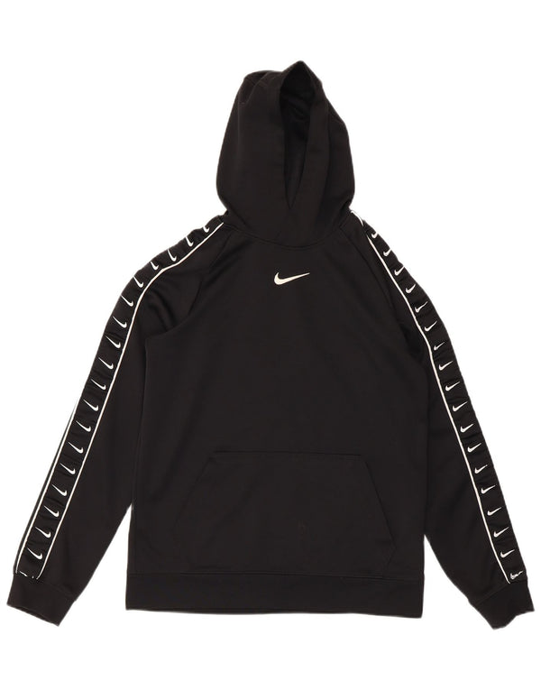Nike Kapuzenpullover mit Grafik für Jungen, 12–13 Jahre, Größe L, Schwarz, Polyester, Sport