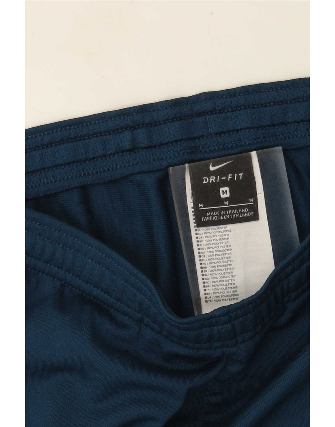 NIKE Herren Dri Fit Trainingshose Mittelblaues Colourblock-Polyester