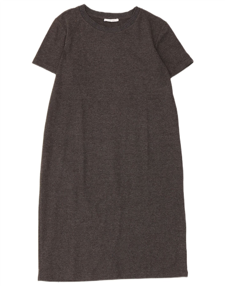 Zara Damen Etuikleid UK 10 Small Grau