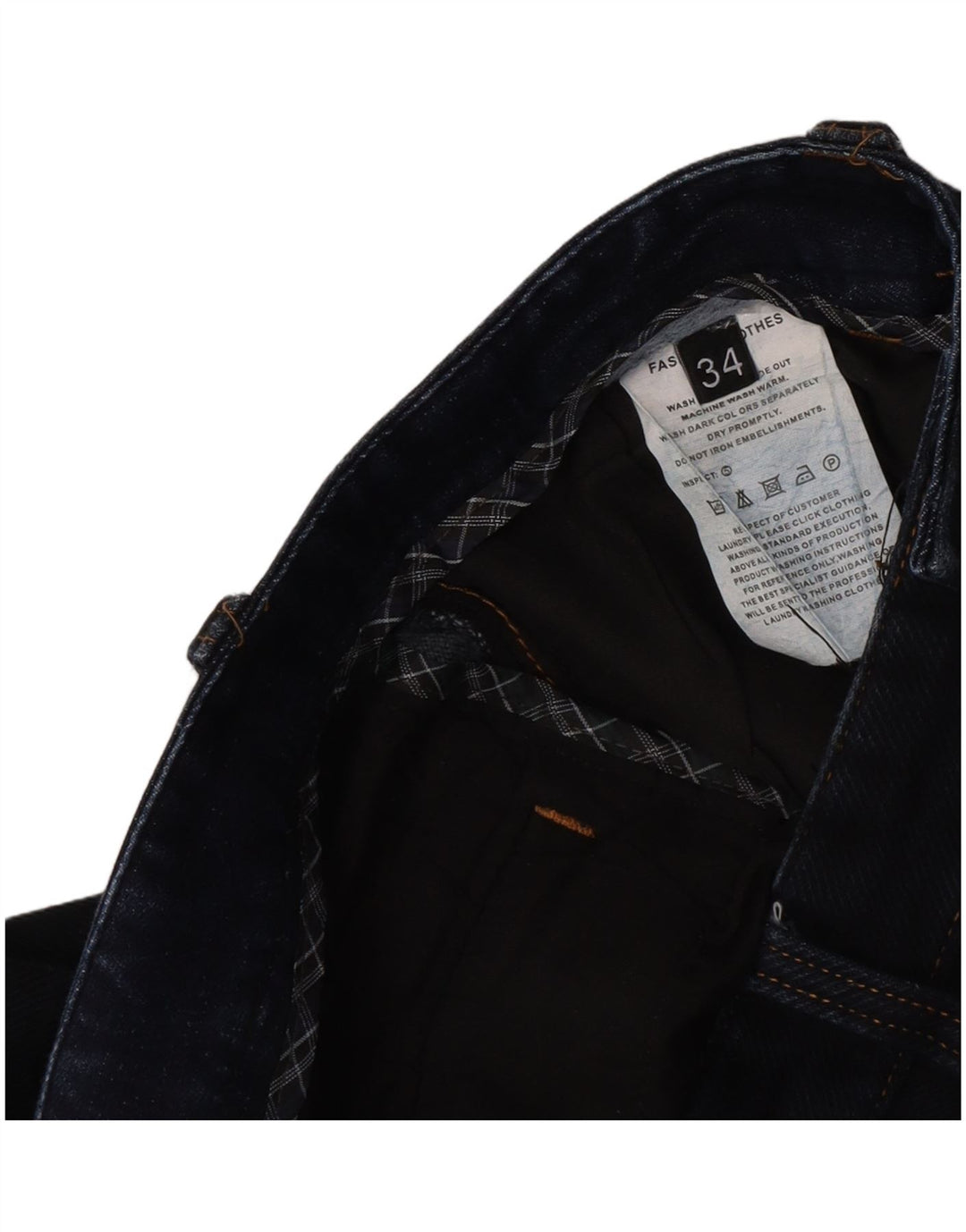 Tommy Hilfiger Herren Capri-Jeans W34 L22 Marineblau